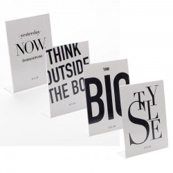 Portafotos 15x20 transparente 4 modelos