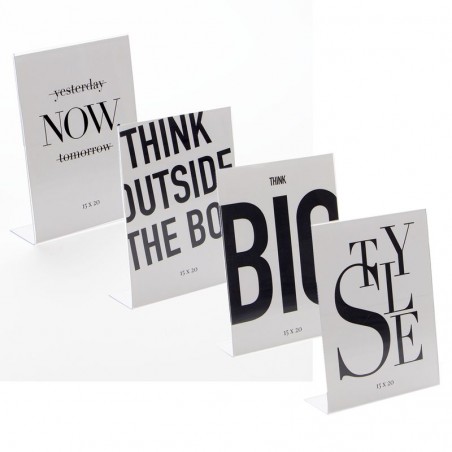 Portafotos 15x20 transparente 4 modelos