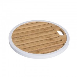 Salvamantel bambu silicona blanco