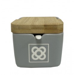 Azucarero tapa bambu panot