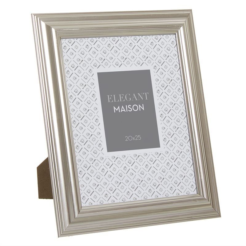 Portafotos ps 20x25 silver maison