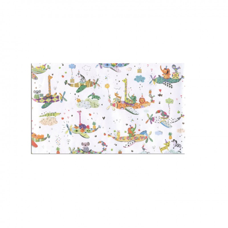 Papel turnowsky aviones animales