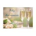 Card feliz aniversario mini