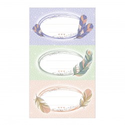 Blister 9 sticker plumas