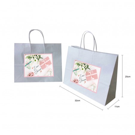 Bolsa blanca eres única