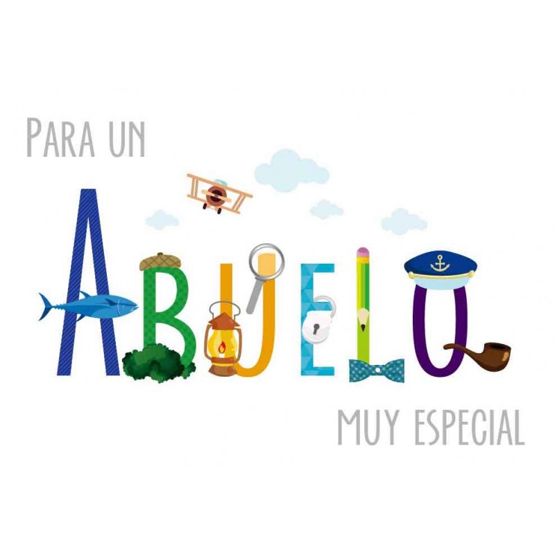 Postal abuelo mini