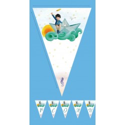 Guirnalda comunión niño barco personalizable