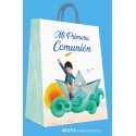 Bolsa grande comunion niño barco