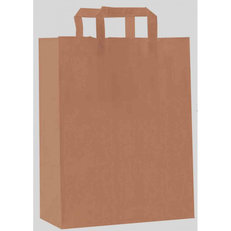 Bolsa kraft 34 x 25 x 9 cm