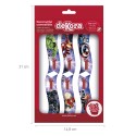 Blister 6 bandera oblea avengers 9 2x3 2cm