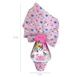 Huevo chocolate pascua con sorpresas unicornio tesia 120gr