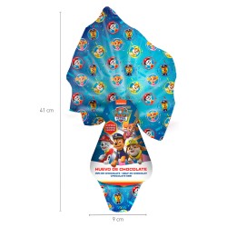 Huevo chocolate pascua con sorpresas patrulla canina 120gr