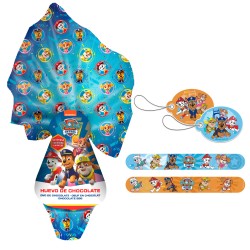 Huevo chocolate pascua con sorpresas patrulla canina 120gr