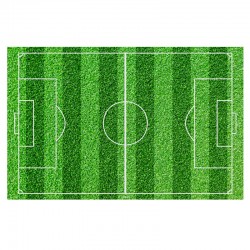 Lamina comestible campo futbol 20x30cm zero