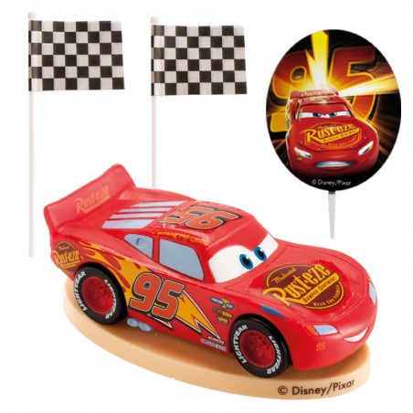 Kit pvc con pinchos cars para decorar tartas