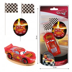 Kit pvc con pinchos cars para decorar tartas