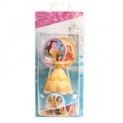 Kit pvc con pinchos princesa bella para decorar tartas