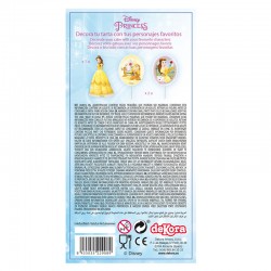 Kit pvc con pinchos princesa bella para decorar tartas