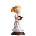 Niña comunion con biblia 13 50cm