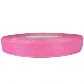 Cintas de organza rosa