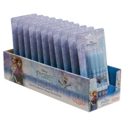 Blister 8 velas palillo frozen 9cm