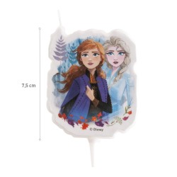 Vela cumpleaños 2d frozen ii 7 5cm
