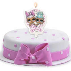 Vela cumpleaños 2d lol 7cm