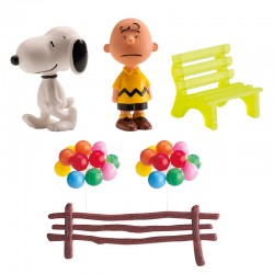 Kit pvc snoopy 5cm.