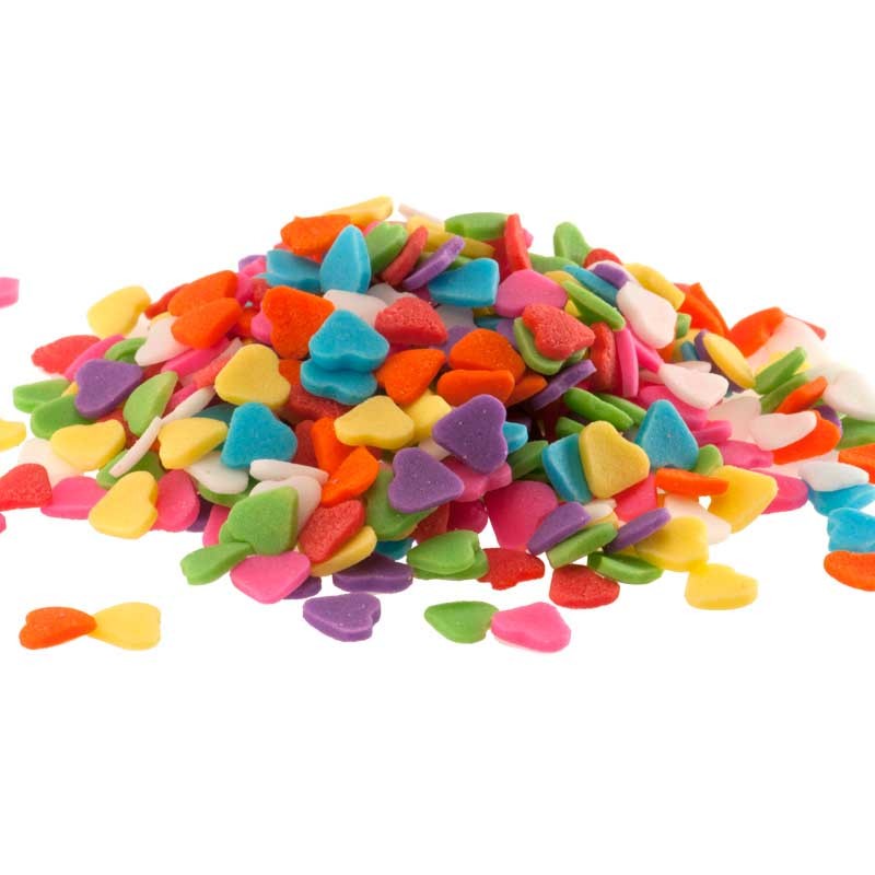Blister confetti azucar corazones 100g