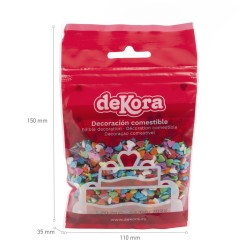 Blister confetti azucar corazones 100g