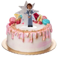 Niño comunion metal estrella 16cm