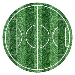 Disco comestible tarta futbol zero 20cm
