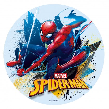 Disco comestible tarta spiderman 16cm zero azf