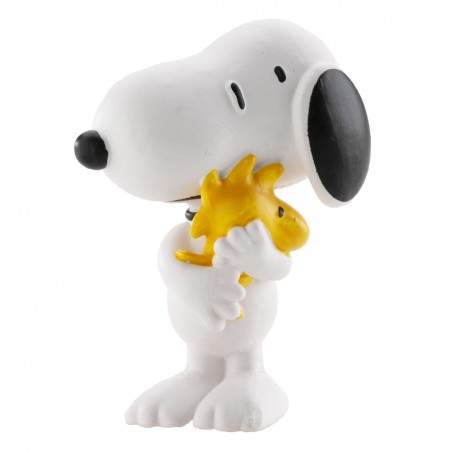 Figura pvc snoopy con woodstock 5cm