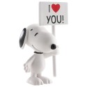 Figura pvc snoopy | i love you 7 5cm