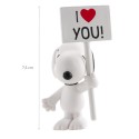 Figura pvc snoopy | i love you 7 5cm