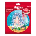 Disco oblea tarta sirenita 20cm