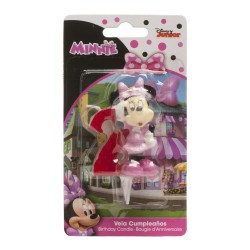 Vela 3d nº2 minnie 6 5cm