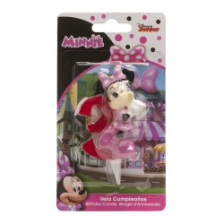 Vela 3d nº3 minnie 6 5cm