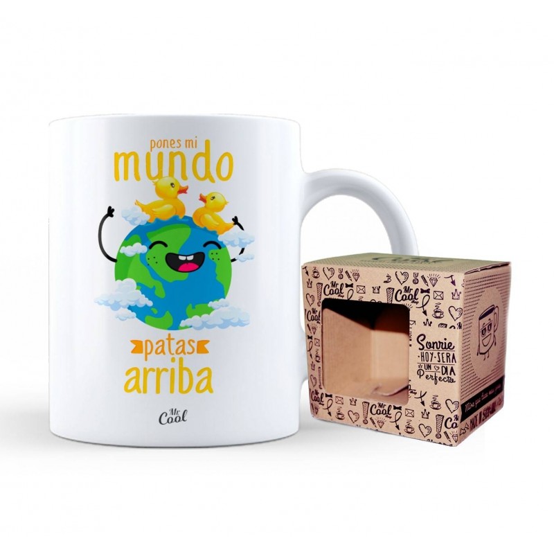 Taza pones mi mundo patas arriba