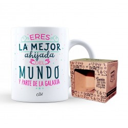 Taza eres la mejor ahijada del mundo y parte de la galaxia
