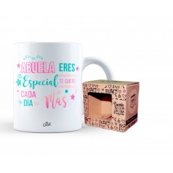 Taza abuela eres especial te quiero cada dia mas