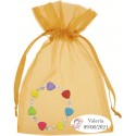 Pulsera para niñas en bolsa de organza personalizada