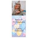 Adhesivo personalizado con foto para cumpleaños