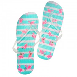 Abanico chanclas bandolera monedero y bolígrafo en bolsa flamenco