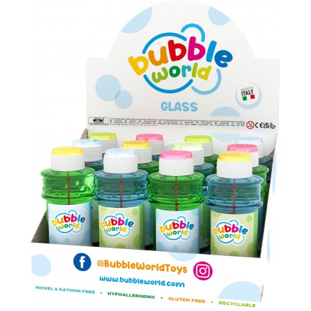 Pompero gigante de pompas de jabón bubble word