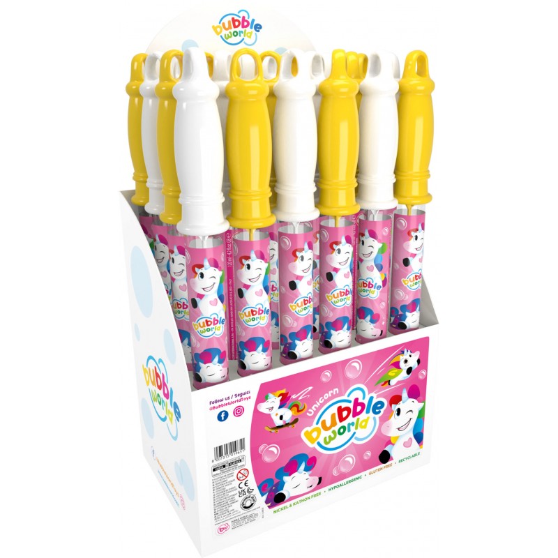 Pompero espada pompas de jabón unicornio