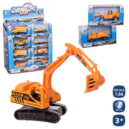 Vehículo obras públicas rueda libre 8 m 8 cm