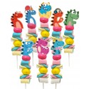 Brochetas de chuches de animales