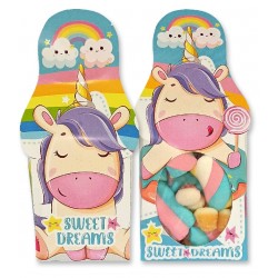 Chuches en cajita unicornio con ventana